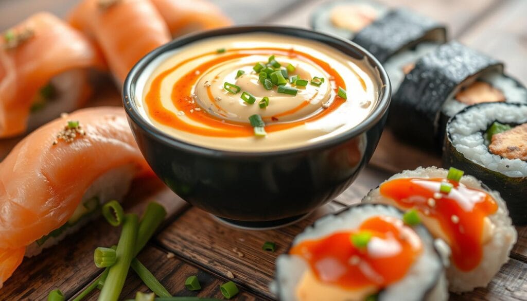 Spicy Mayo Sauce for Salmon Sushi Bake Spicy Mayo Sauce for Salmon Sushi Bake