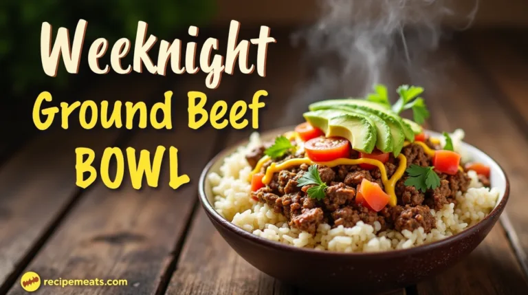 Ground Beef Bowl